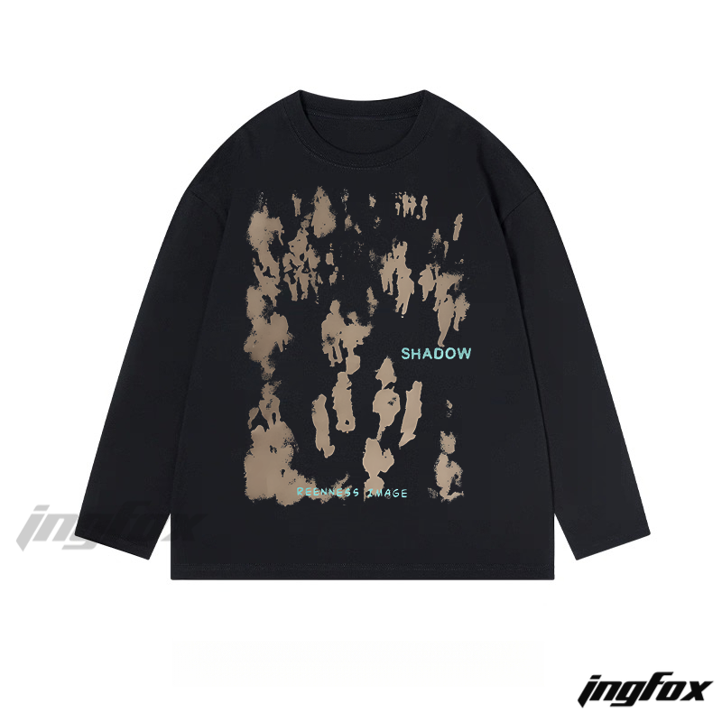 Shadow Silhouette - Classic Cotton Long Sleeve Tee