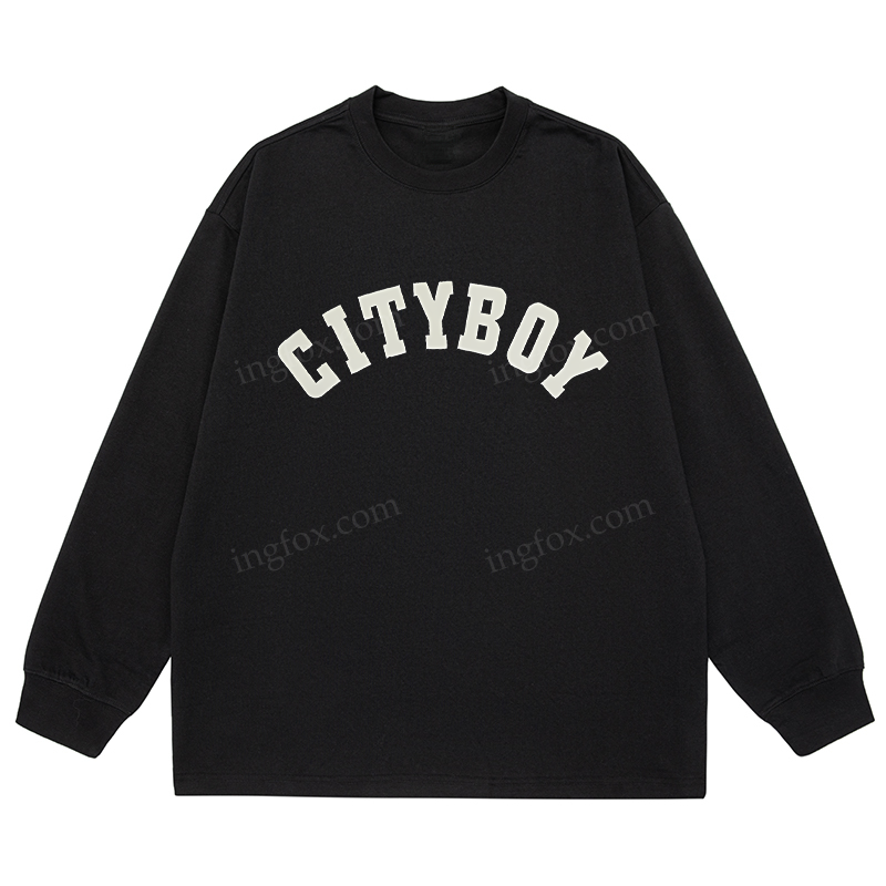 Cityboy - Classic Unisex Fit Cotton Long Sleeve Tee