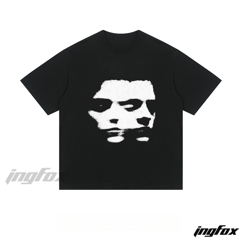 Double Exposure Portrait - Loose Fit Short Sleeve T-Shirt