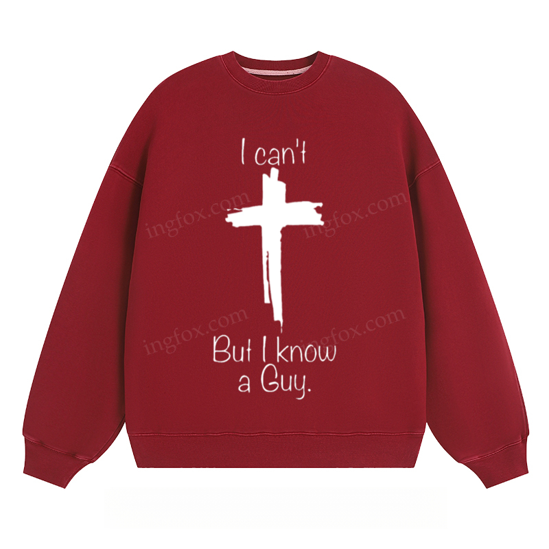 Cross & Text - Classic Unisex Fit Crewneck Sweatshirt