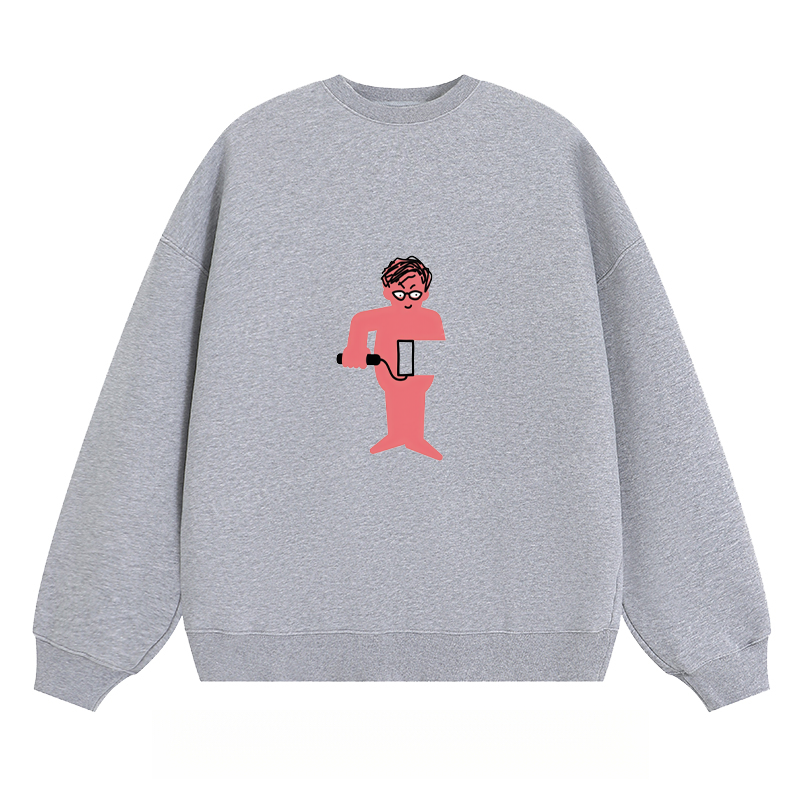 Playful Cartoon Character - Classic Unisex Fit Crewneck Sweatshirt