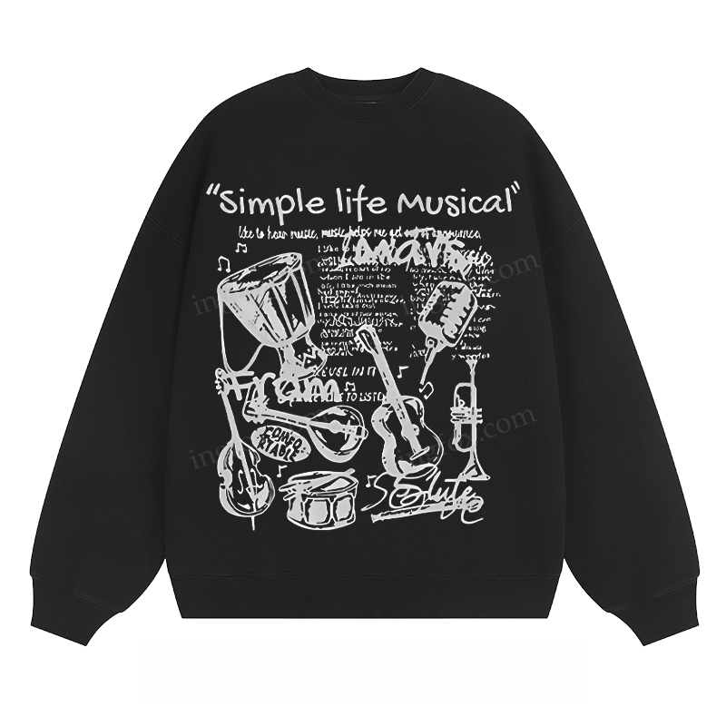 "Simple Life Musical" - Classic Unisex Fit Crewneck Sweatshirt