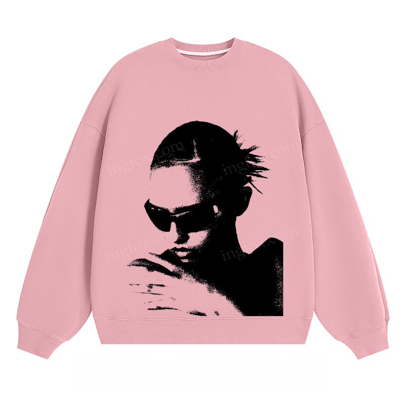 Stylish Portrait - Classic Unisex Fit Crewneck Sweatshirt