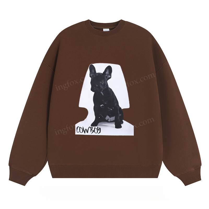 French Bulldog Cowboy - Classic Unisex Fit Crewneck Sweatshirt