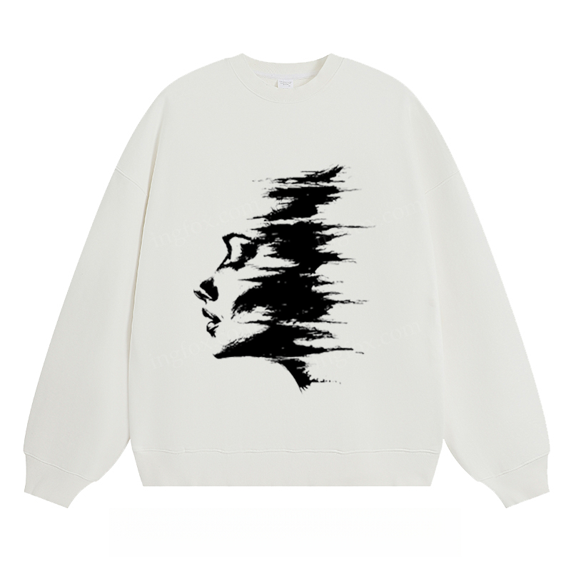 Distorted Portrait - Classic Unisex Fit Hoodie