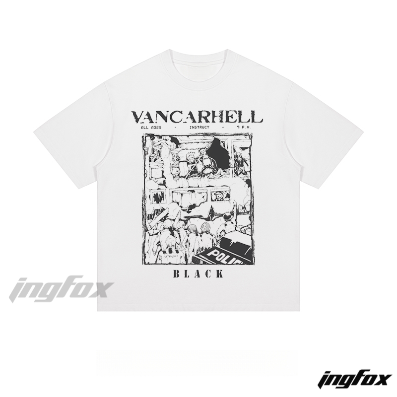 VANCARHELL “BLACK” Graphic - Loose Fit Short Sleeve T-Shirt