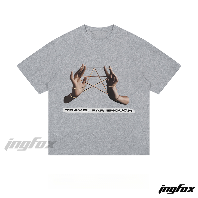 Hands & Geometry - Loose Fit Short Sleeve T - Shirt