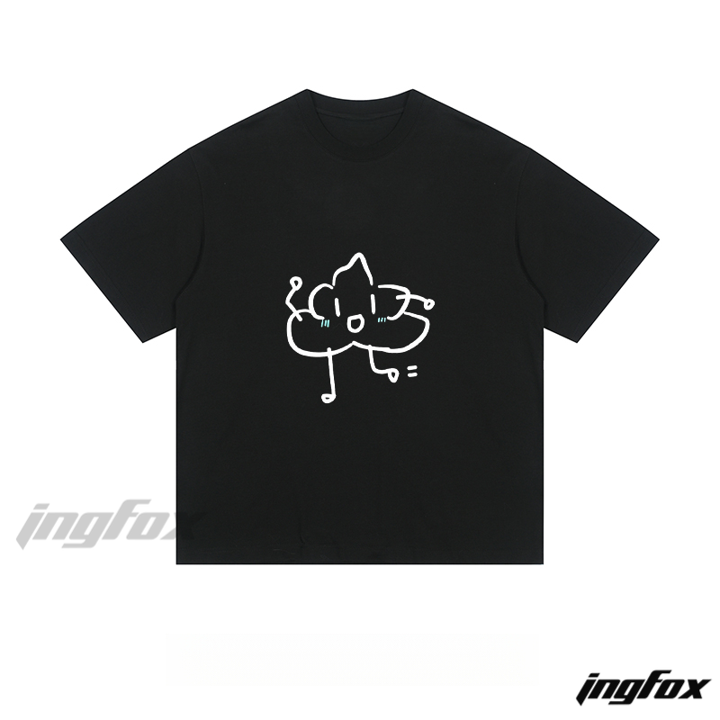 Dancing Cloud - Loose Fit Short Sleeve T - Shirt