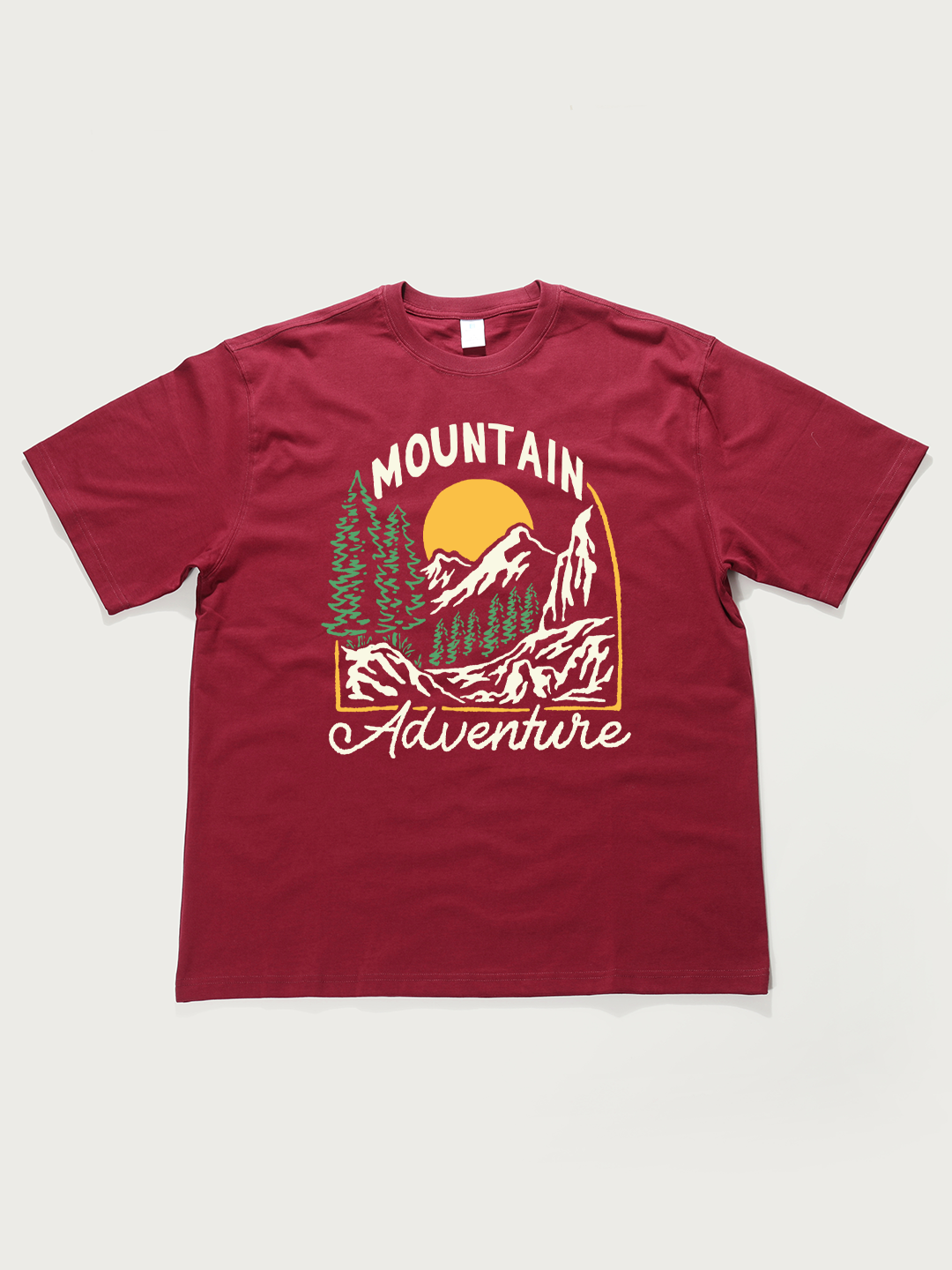 Mountain Adventure - Unisex Retro Cotton Short Sleeve T-Shirt