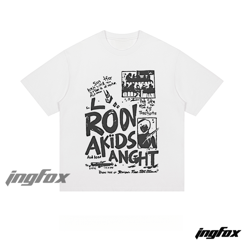 Street Art Collage - Loose Fit Short Sleeve T - Shirt