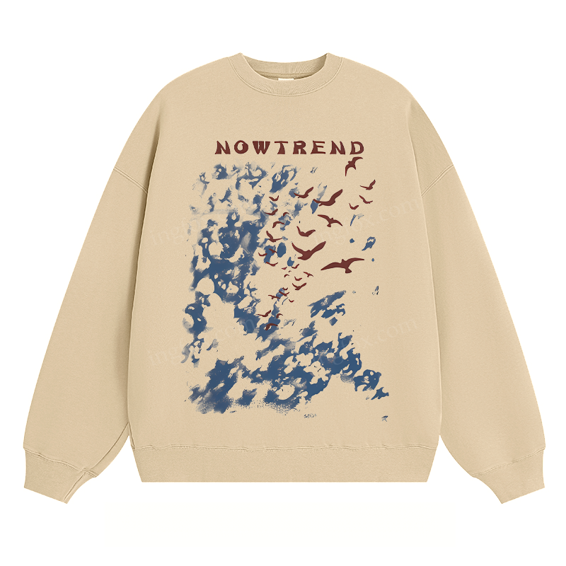 "NOWTREND" Birds & Clouds - Classic Unisex Fit Crewneck Sweatshirt