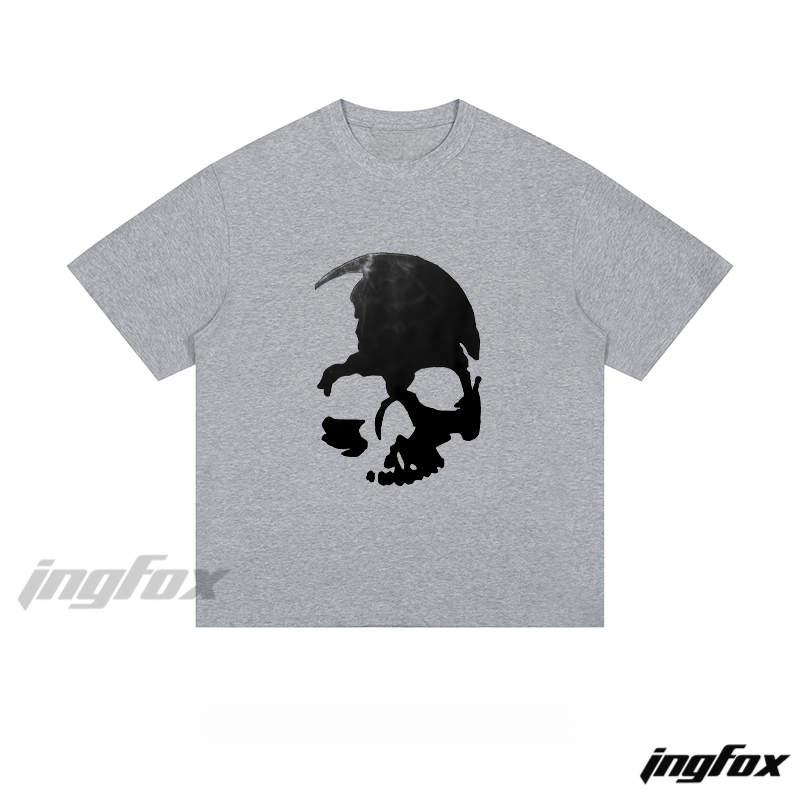 Ink Skull - Loose Fit Short Sleeve T-Shirt