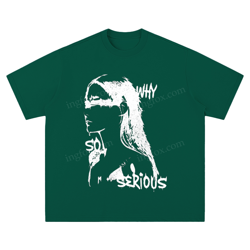 "Why So Serious" Graphic - Unisex Fit Short Sleeve T - Shirt