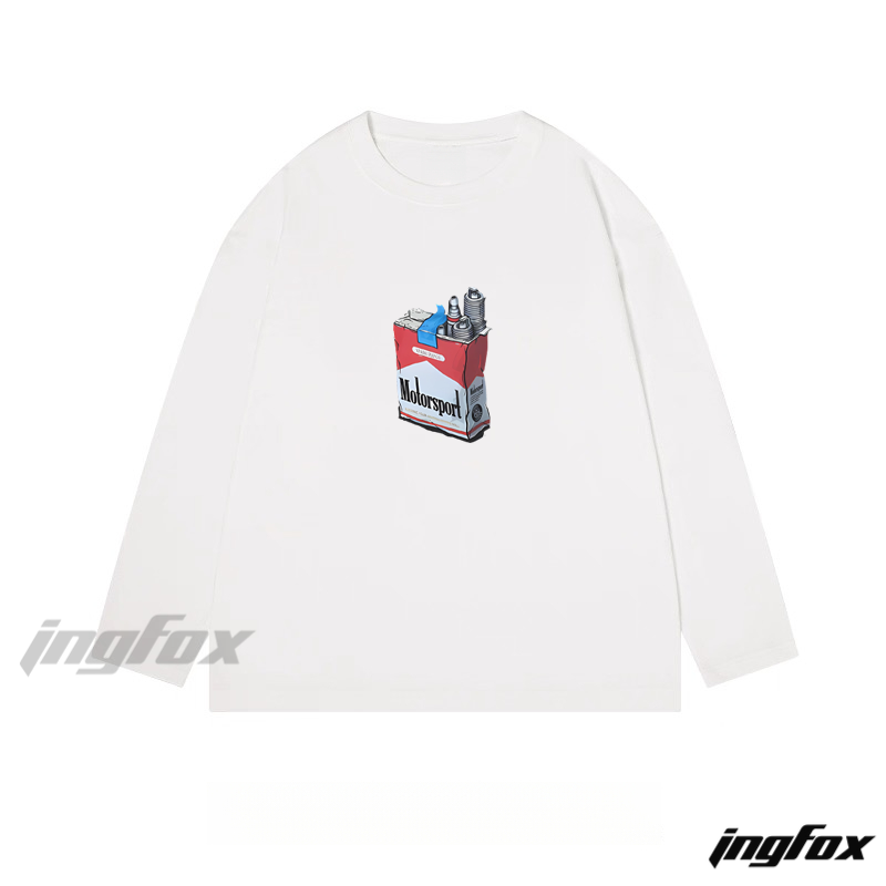 "Motorsport" - Themed Classic Cotton Long Sleeve Tee