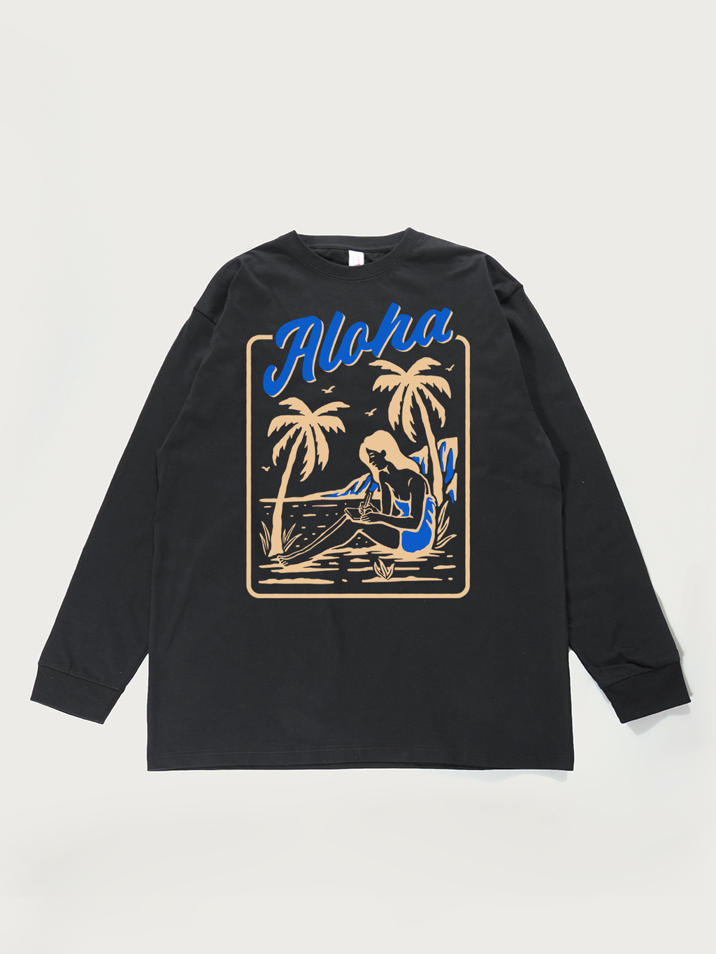 Aloha Hawaiian - Unisex Retro Cotton Long Sleeve T-Shirt