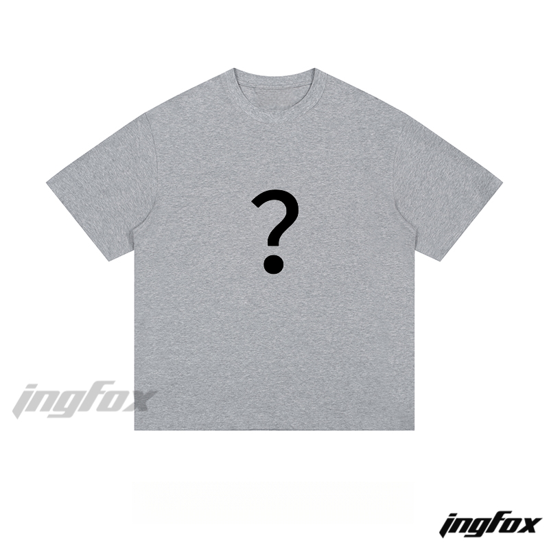Mystery Mark - Loose Fit Short Sleeve T - Shirt