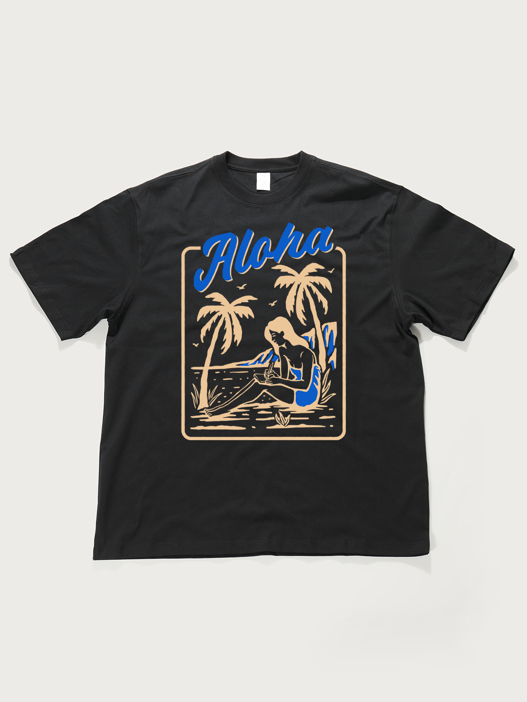 Aloha Hawaiian - Unisex Retro Cotton Short Sleeve T-Shirt