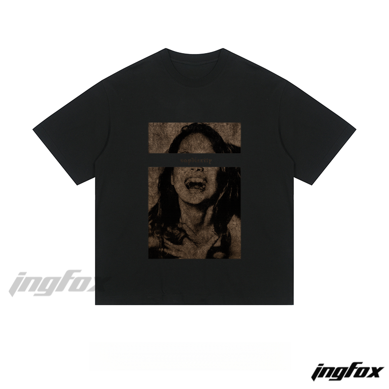 Vintage Photo Collage - Loose Fit Short Sleeve T - Shirt