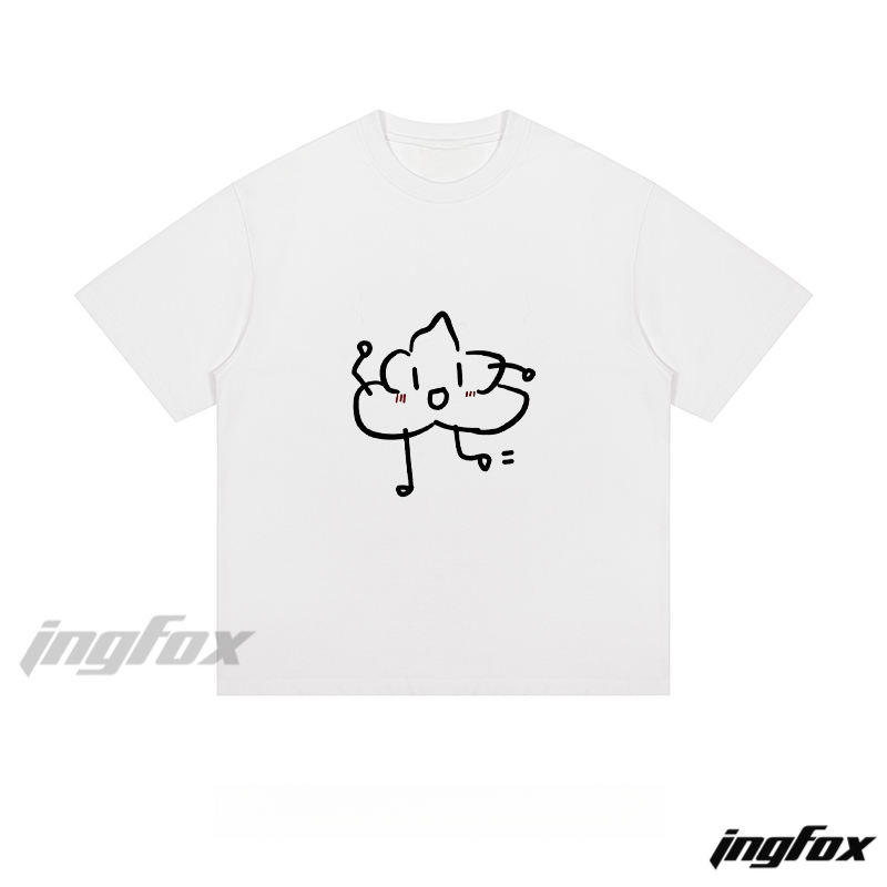 Dancing Cloud - Loose Fit Short Sleeve T - Shirt