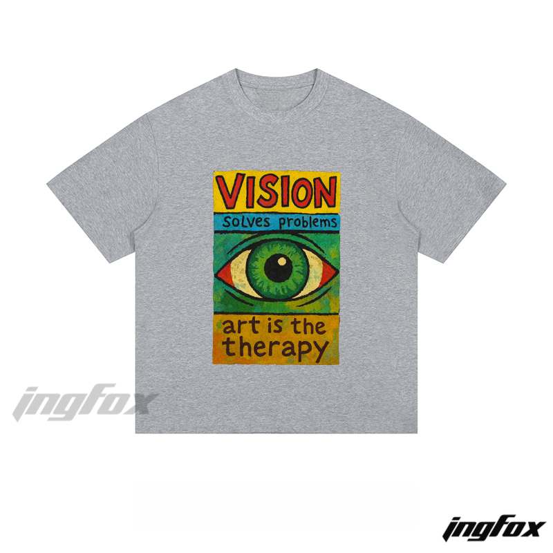 Art Therapy Graphic - Loose Fit Short Sleeve T - Shirt