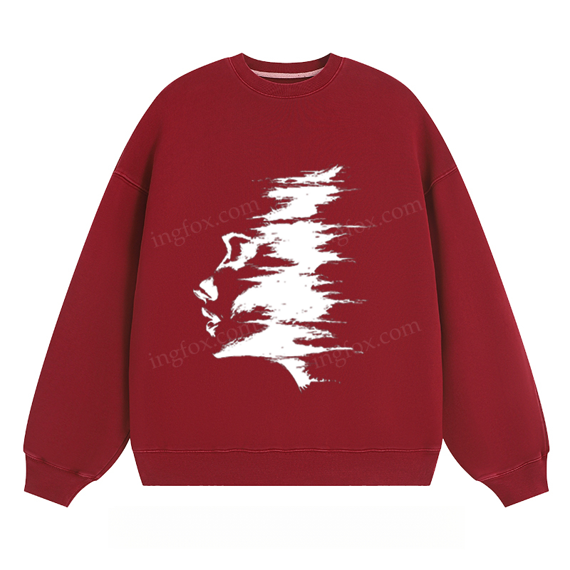 Distorted Portrait - Classic Unisex Fit Hoodie