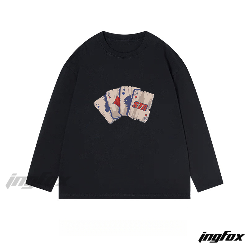 STA Poker Aces - Classic Cotton Long Sleeve Tee