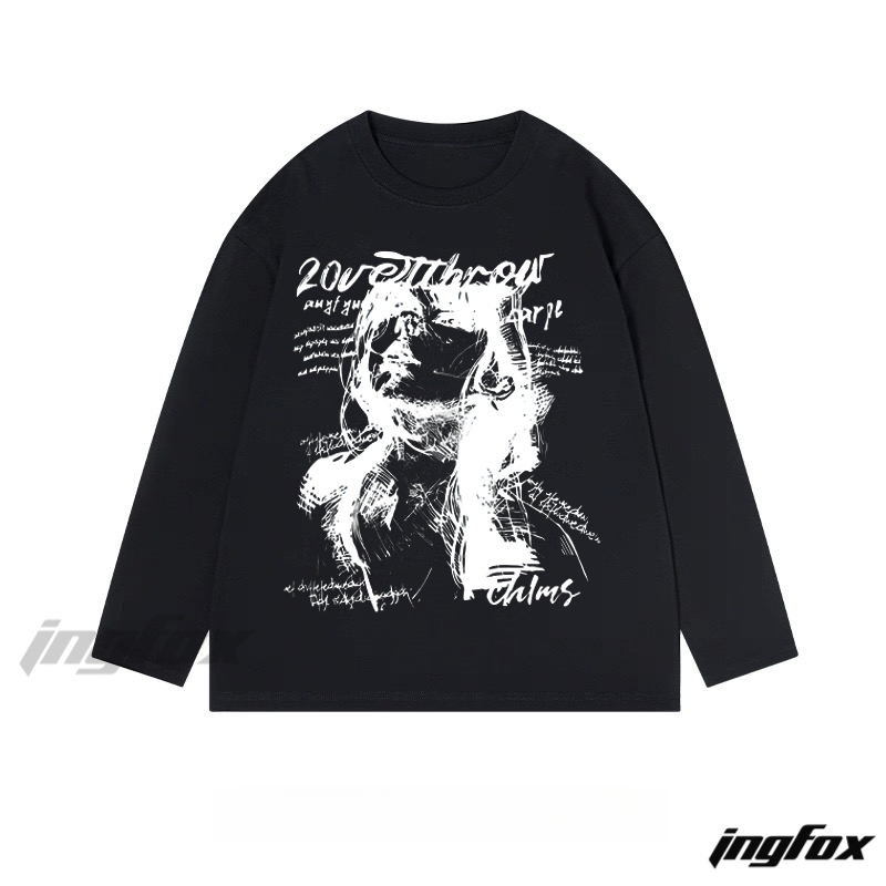 "20veithrow" Sketch Art - Classic Cotton Long Sleeve Tee