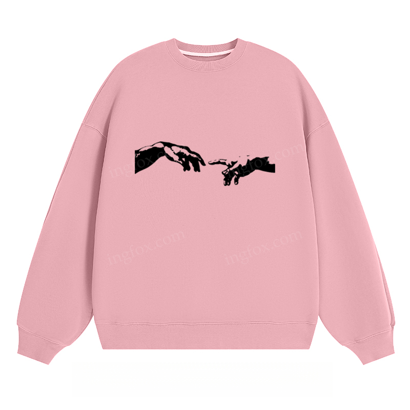 The Creation of Adam Hands - Classic Unisex Fit Crewneck Sweatshirt