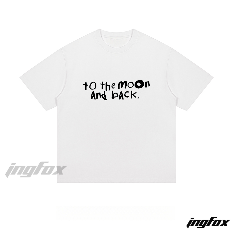 Moon Phrase - Loose Fit Short Sleeve T - Shirt