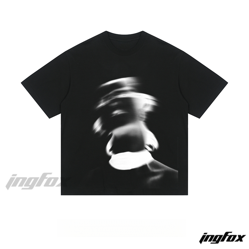 Blurred Portrait - Loose Fit Short Sleeve T-Shirt