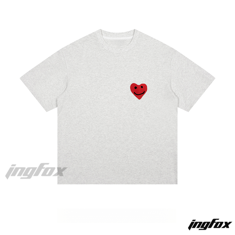 Cute Smiling Heart - Loose Fit Short Sleeve T-Shirt