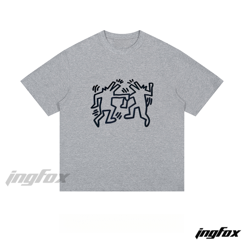 Keith Haring - Inspired Doodle - Loose Fit Short Sleeve T-Shirt