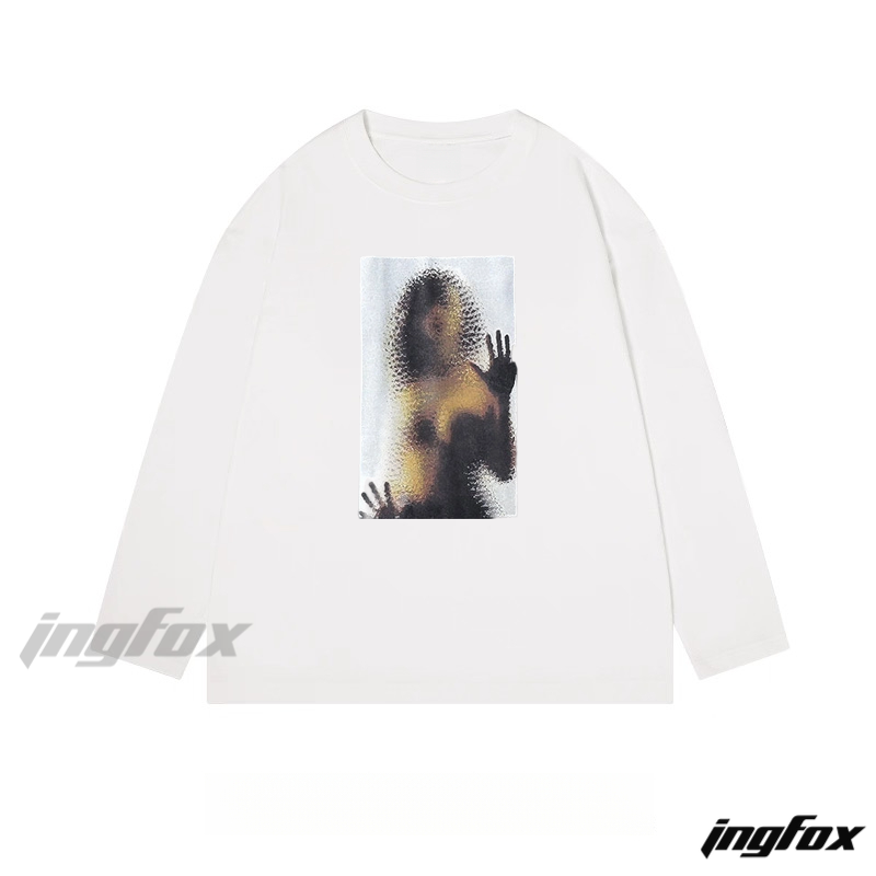 Holographic Figure - Classic Cotton Long Sleeve Tee