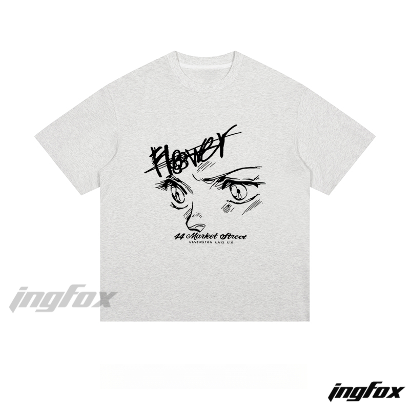 Anime Eye “44 Market Street” - Loose Fit Short Sleeve T-Shirt