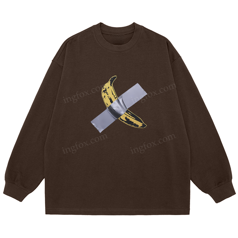 Banana Tape Art - Classic Unisex Fit Cotton Long Sleeve Tee