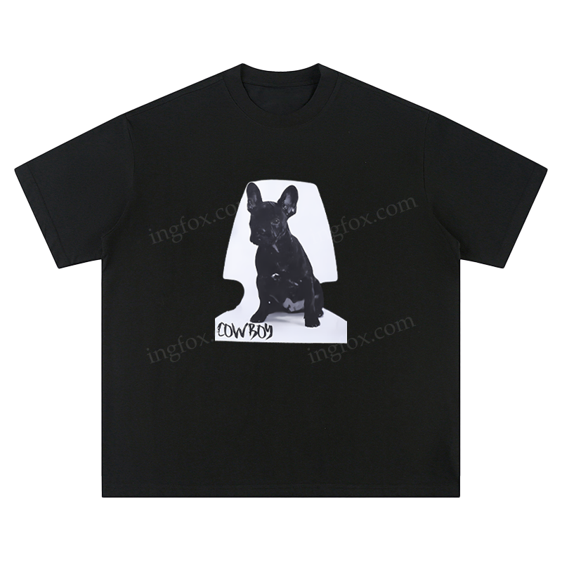 French Bulldog "Cowboy" - Unisex Fit Short Sleeve T - Shirt
