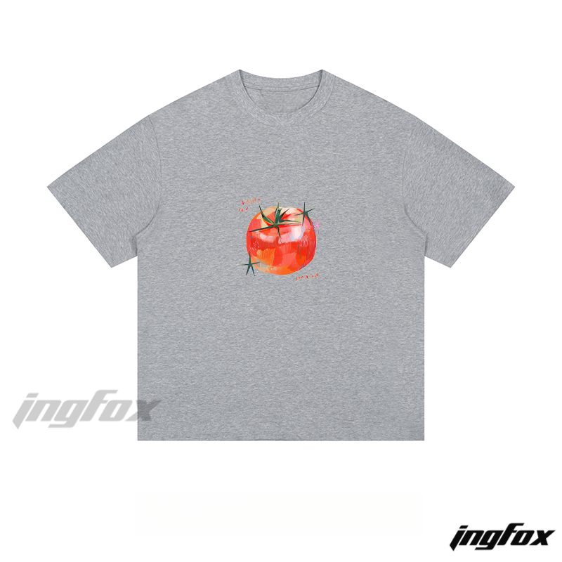 Artistic Tomato Illustration - Loose Fit Short Sleeve T-Shirt