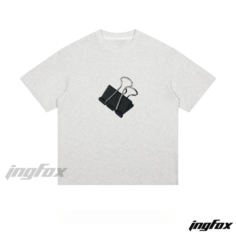 Minimalist Binder Clip - Loose Fit Short Sleeve T-Shirt