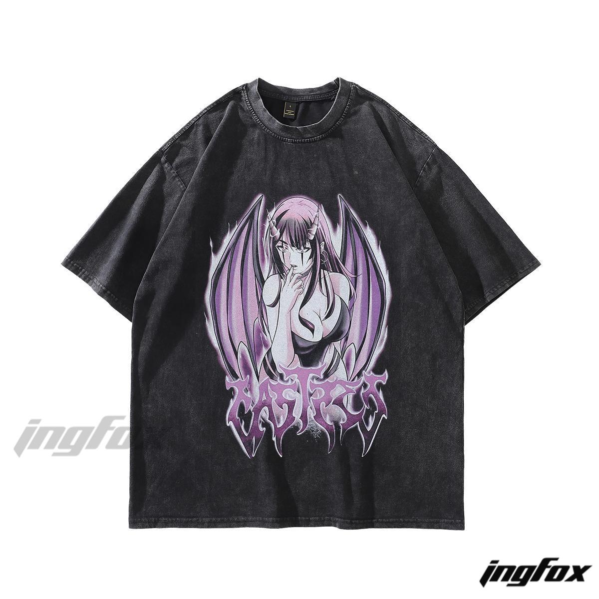 Demoness Cool Vibe - Vintage Washed Oversized T-Shirt