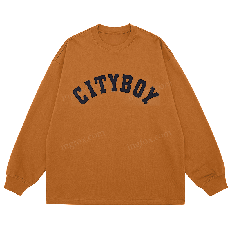 Cityboy - Classic Unisex Fit Cotton Long Sleeve Tee