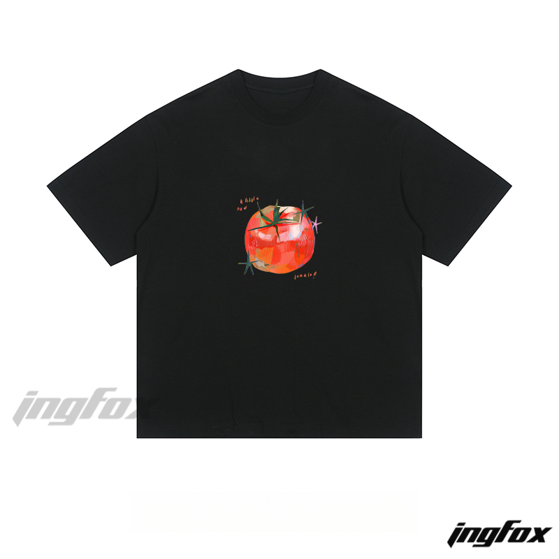 Artistic Tomato Illustration - Loose Fit Short Sleeve T-Shirt