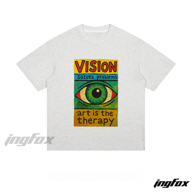 Art Therapy Graphic - Loose Fit Short Sleeve T - Shirt