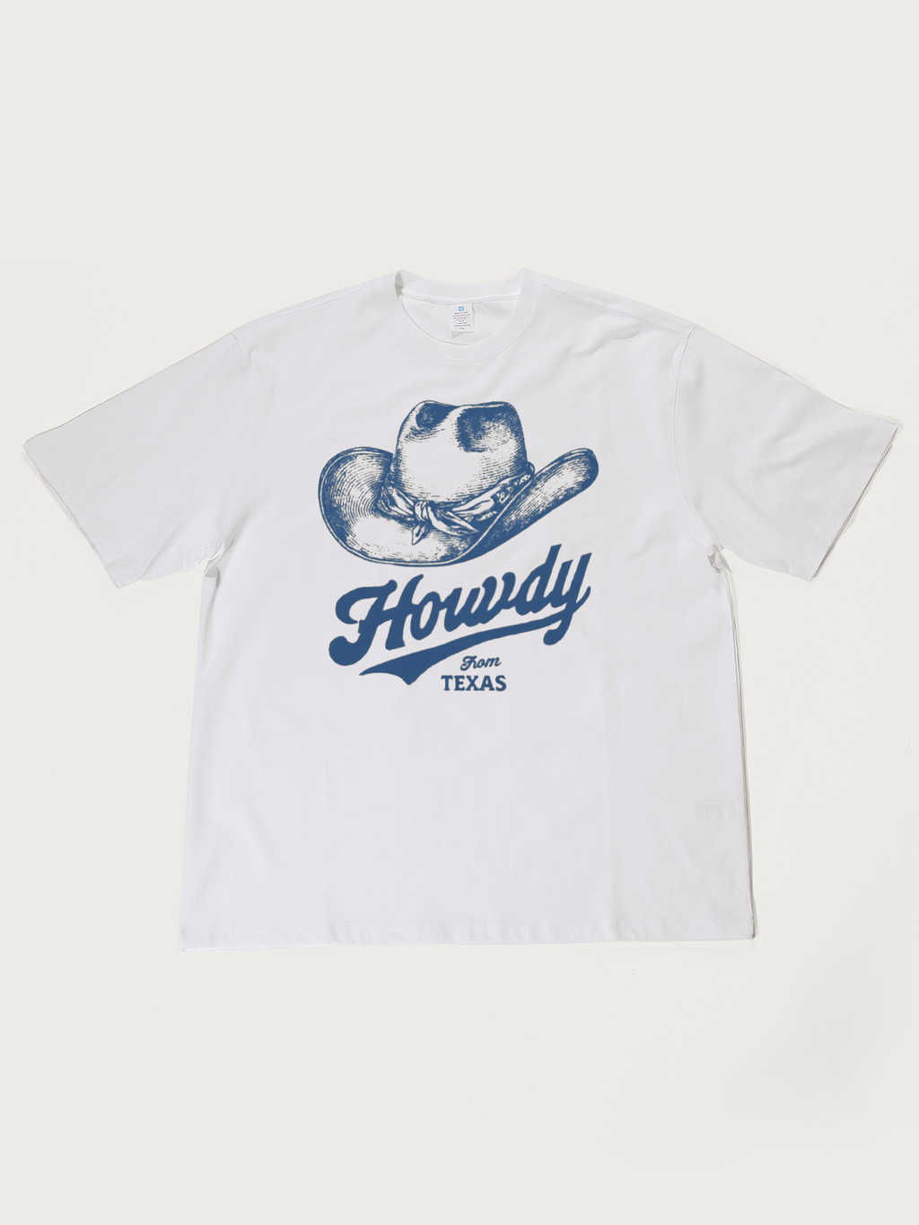 Howdy From Texas - Unisex Retro Cotton Short Sleeve T-Shirt