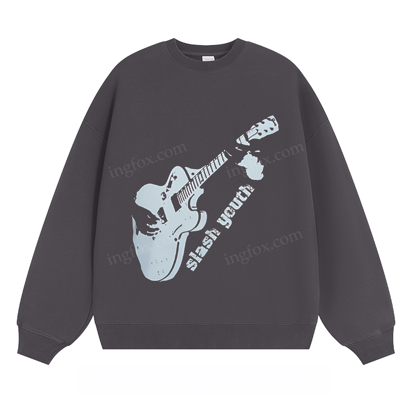 Slash Youth Guitar - Classic Unisex Fit Crewneck Sweatshirt