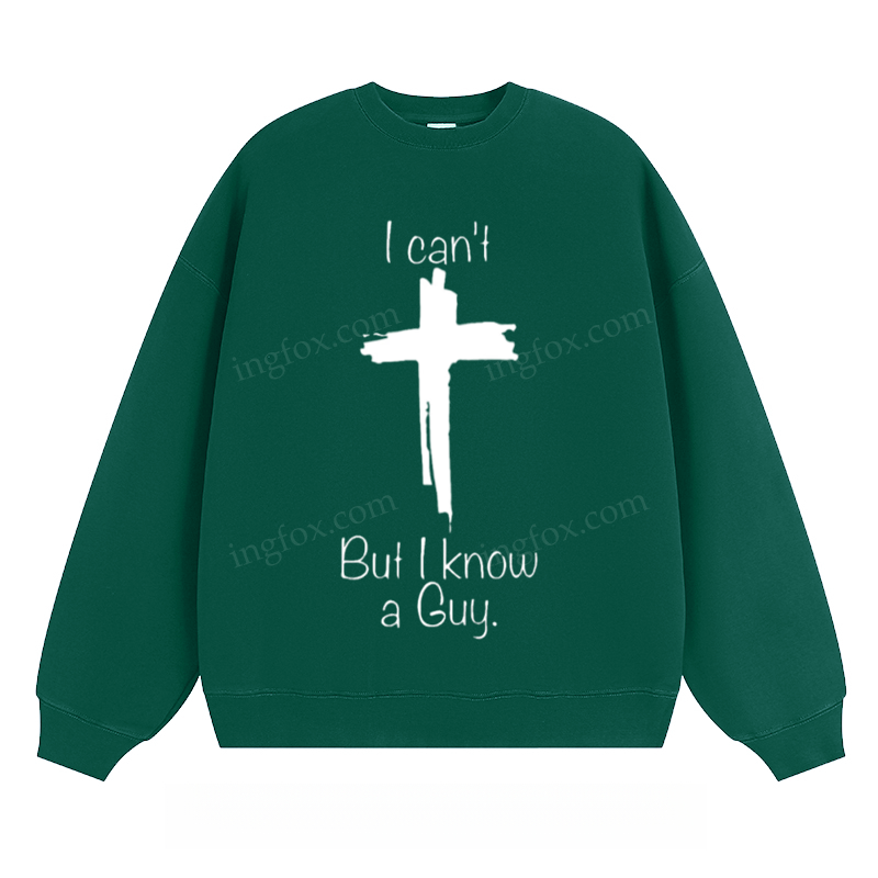 Cross & Text - Classic Unisex Fit Crewneck Sweatshirt