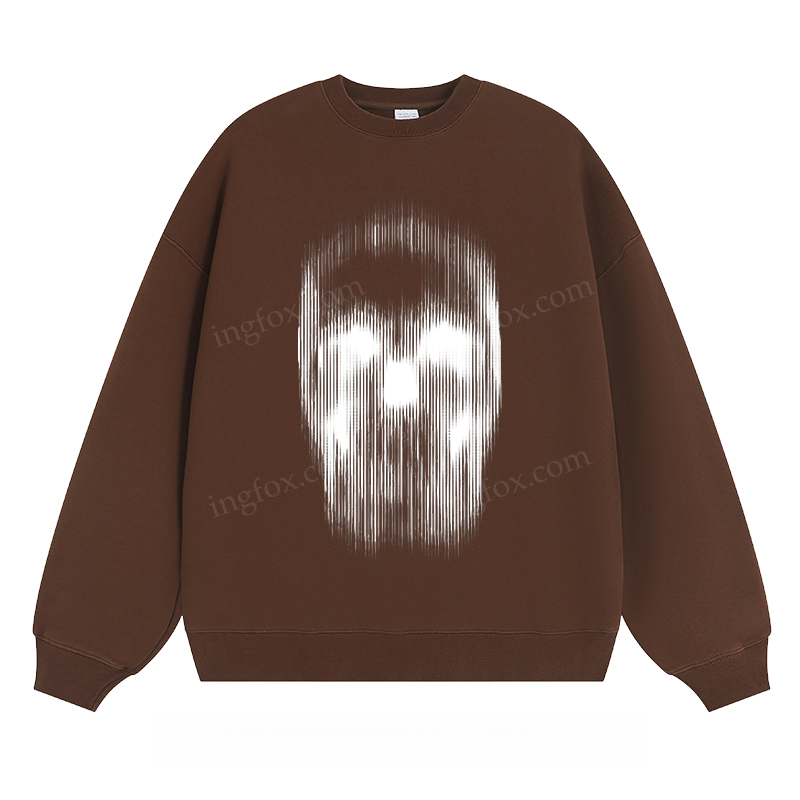 Abstract Skull Graphic - Classic Unisex Fit Crewneck Sweatshirt