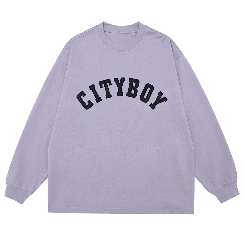 Cityboy - Classic Unisex Fit Cotton Long Sleeve Tee