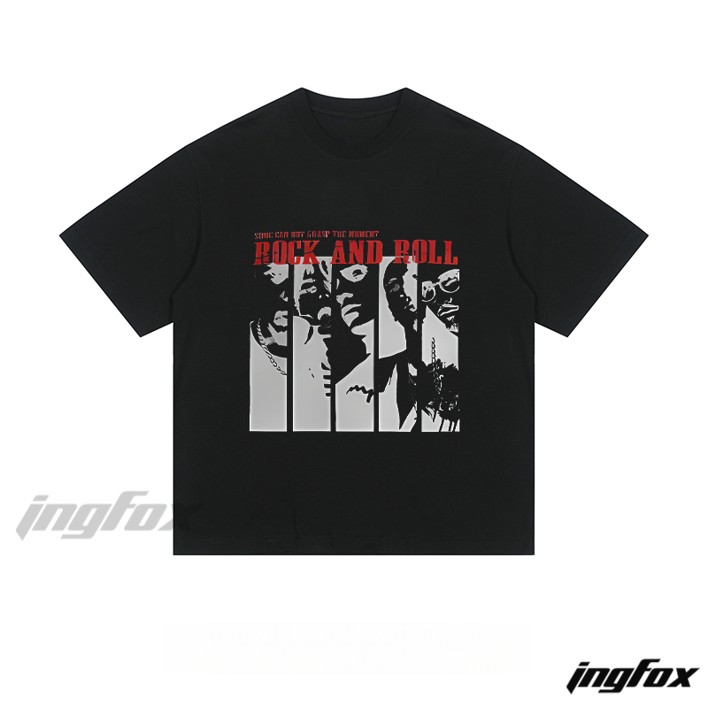 Rock Tribute - Loose Fit Short Sleeve T - Shirt