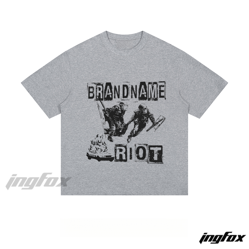 Riot Graphic - Loose Fit Short Sleeve T - Shirt