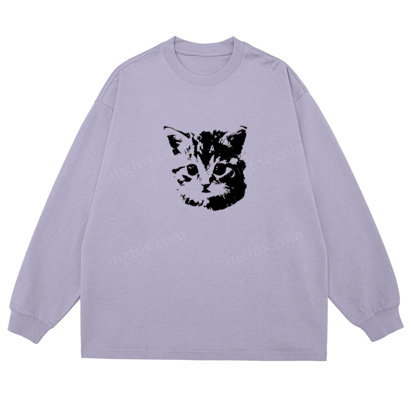 Cute Kitten - Classic Unisex Fit Cotton Long Sleeve Tee
